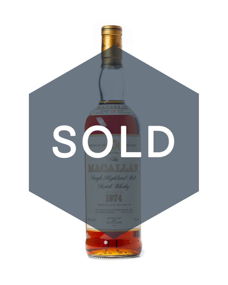 Macallan 1974 - 18 Year Old - Bottled 1973