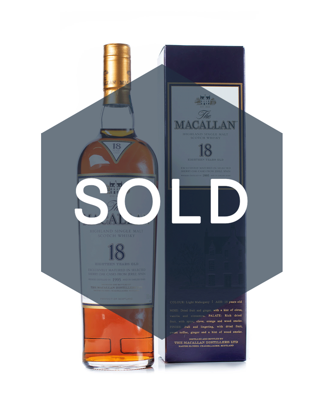 Macallan 1995 18 Year Old