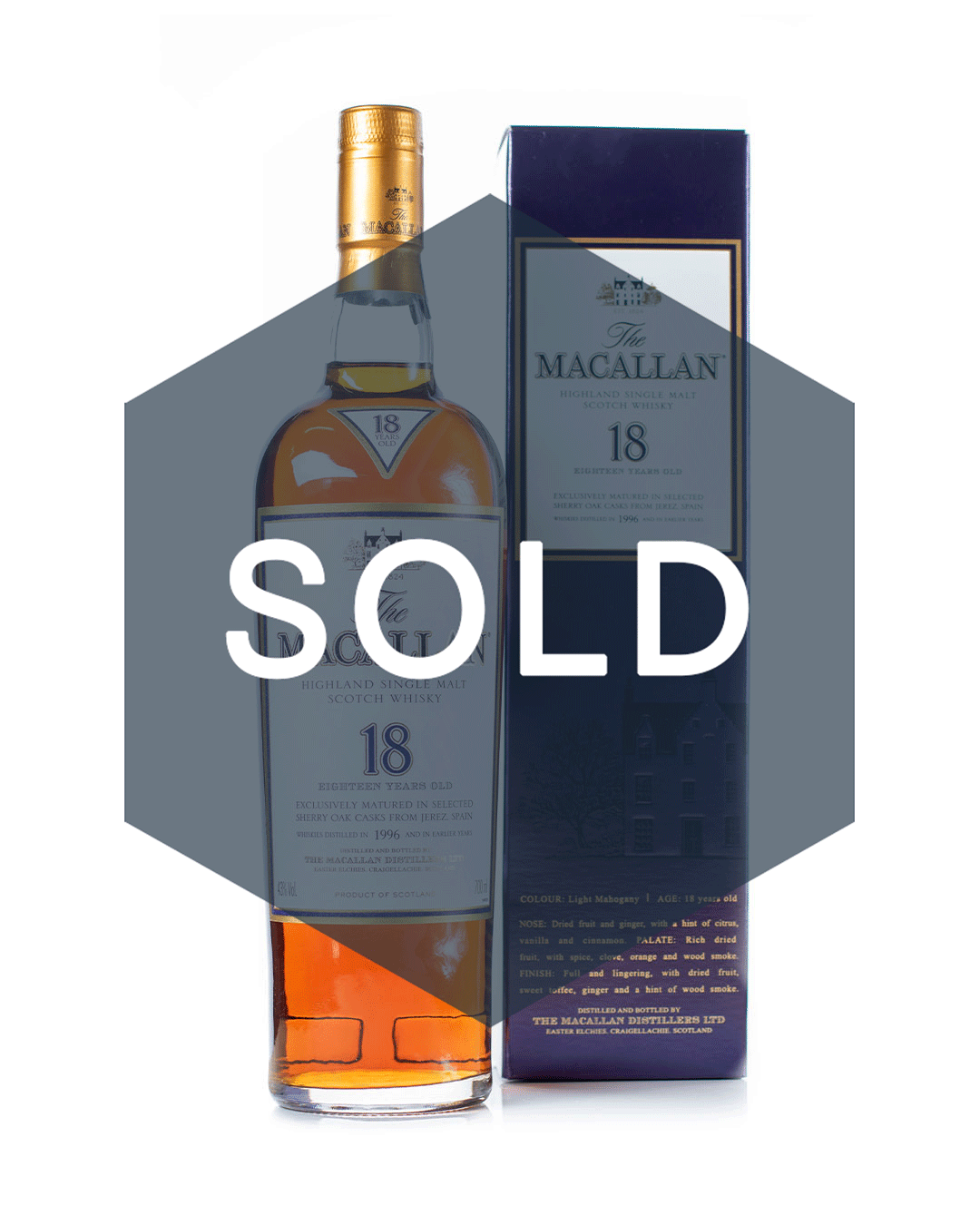 Macallan 1996 18 Year Old