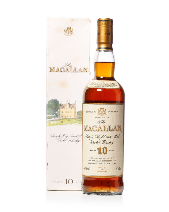 Macallan 1980's 10 Year Old Sherry Cask 70cl With Original Box