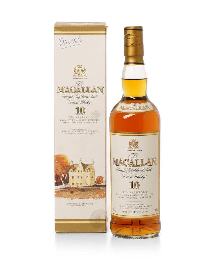 Macallan 10 Year Old Sherry Cask Bottled Early 2000's With Original Box