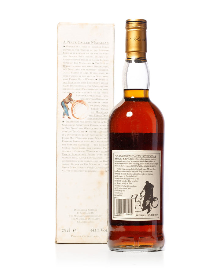Macallan 1980's 10 Year Old Sherry Cask 75cl With Original Box