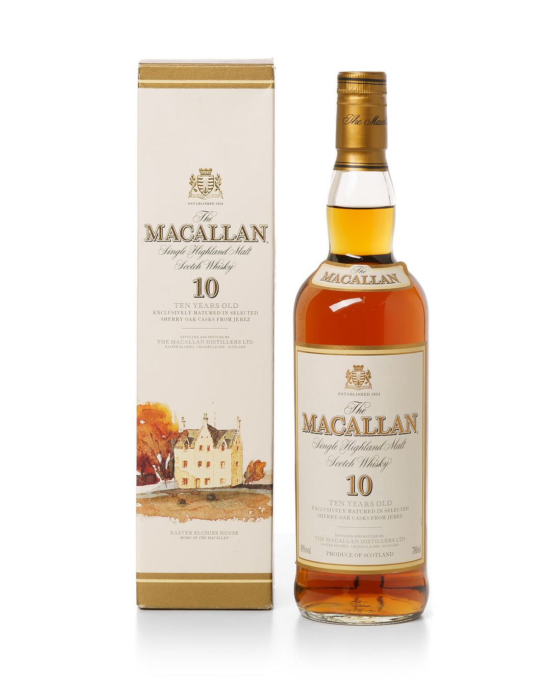 Macallan 10 Year Old Sherry Cask Bottled Early 2000's With Original Box