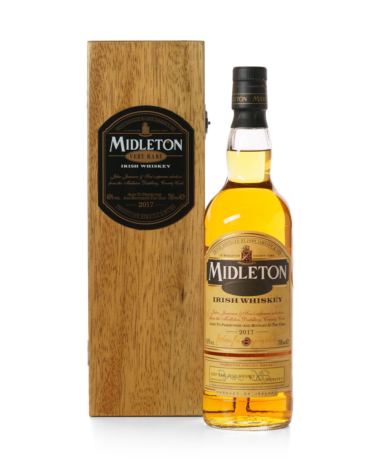 ミドルトンベリーレア 2017 Midleton Very Rare Midleton Very Rare Bottled 2017 With Original Wooden Box