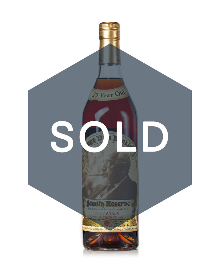Pappy Van Winkle, 23 Year Old Family Reserve, Kentucky straight Bourbon Whiskey
