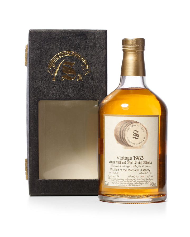 Mortlach 1983 12 Year Old Signatory Vintage Bottled 1995 With Original Box