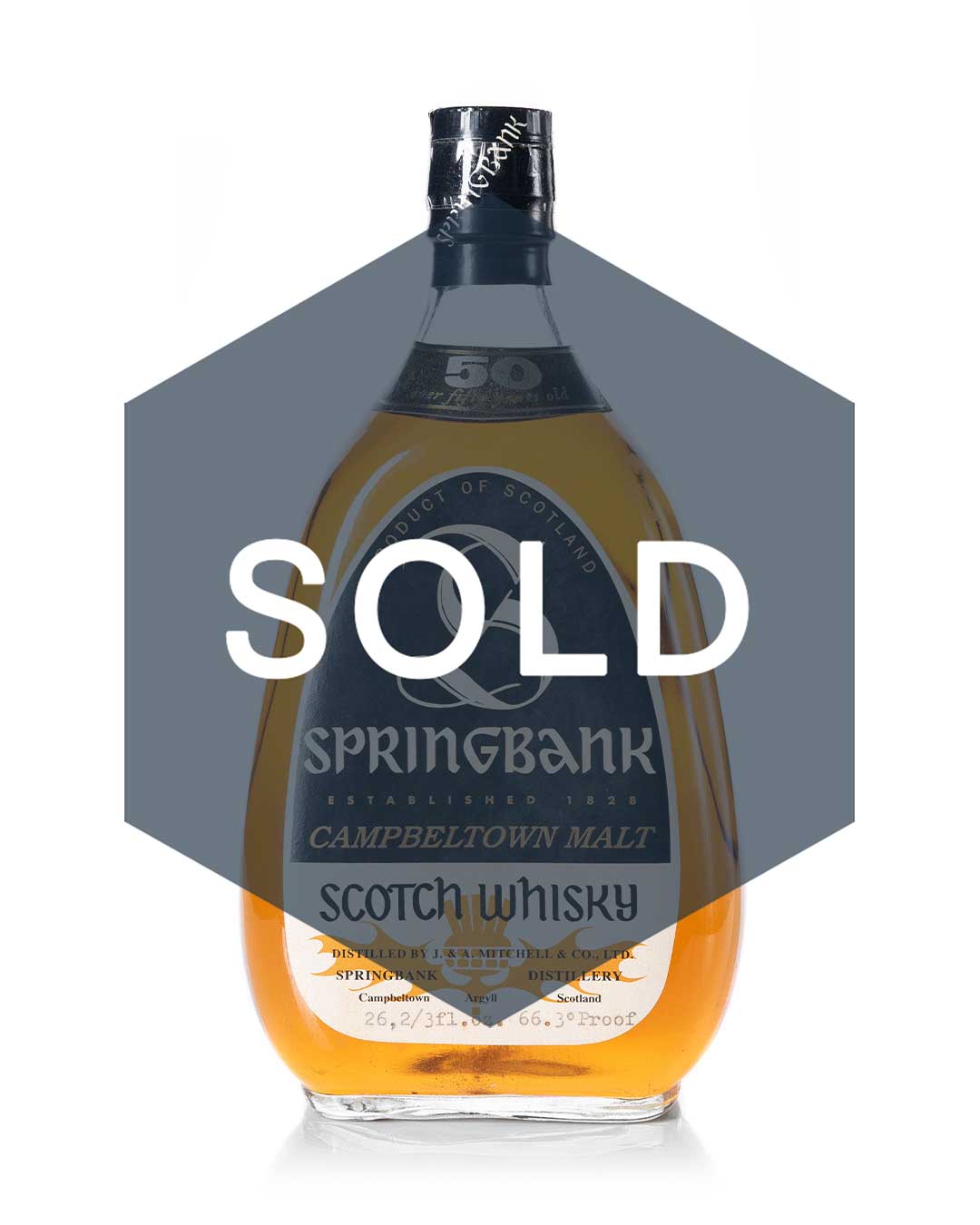 Springbank 1919 50 Year Old Bottled 1970 - First 