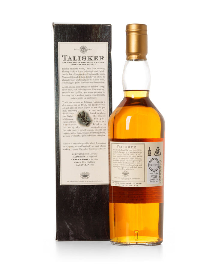 Talisker 10 Year Old With Original Box