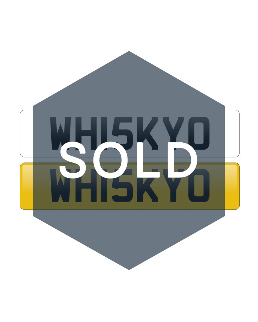 A Whisky Number Plate: WH15KYO