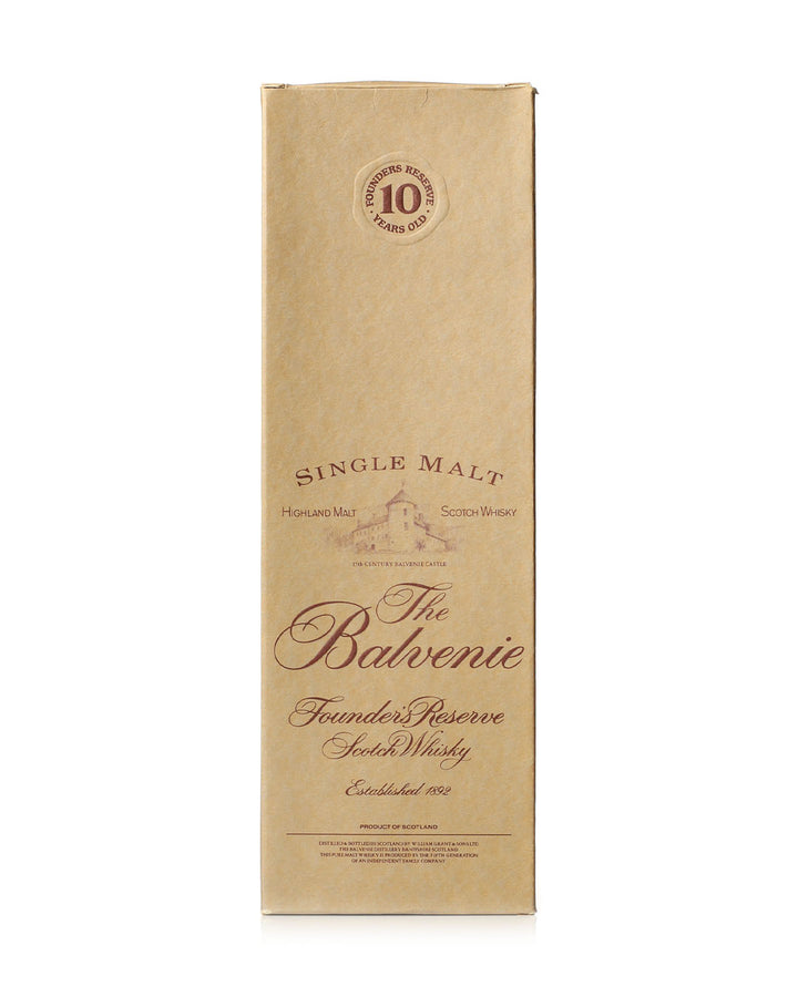Balvenie 10 Year Old Founder's Reserve Cognac Style Bottle