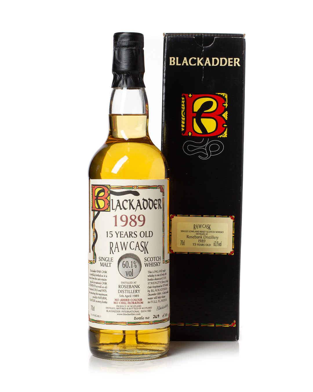 Rosebank 1989 15 Year Old Blackadder Raw Cask