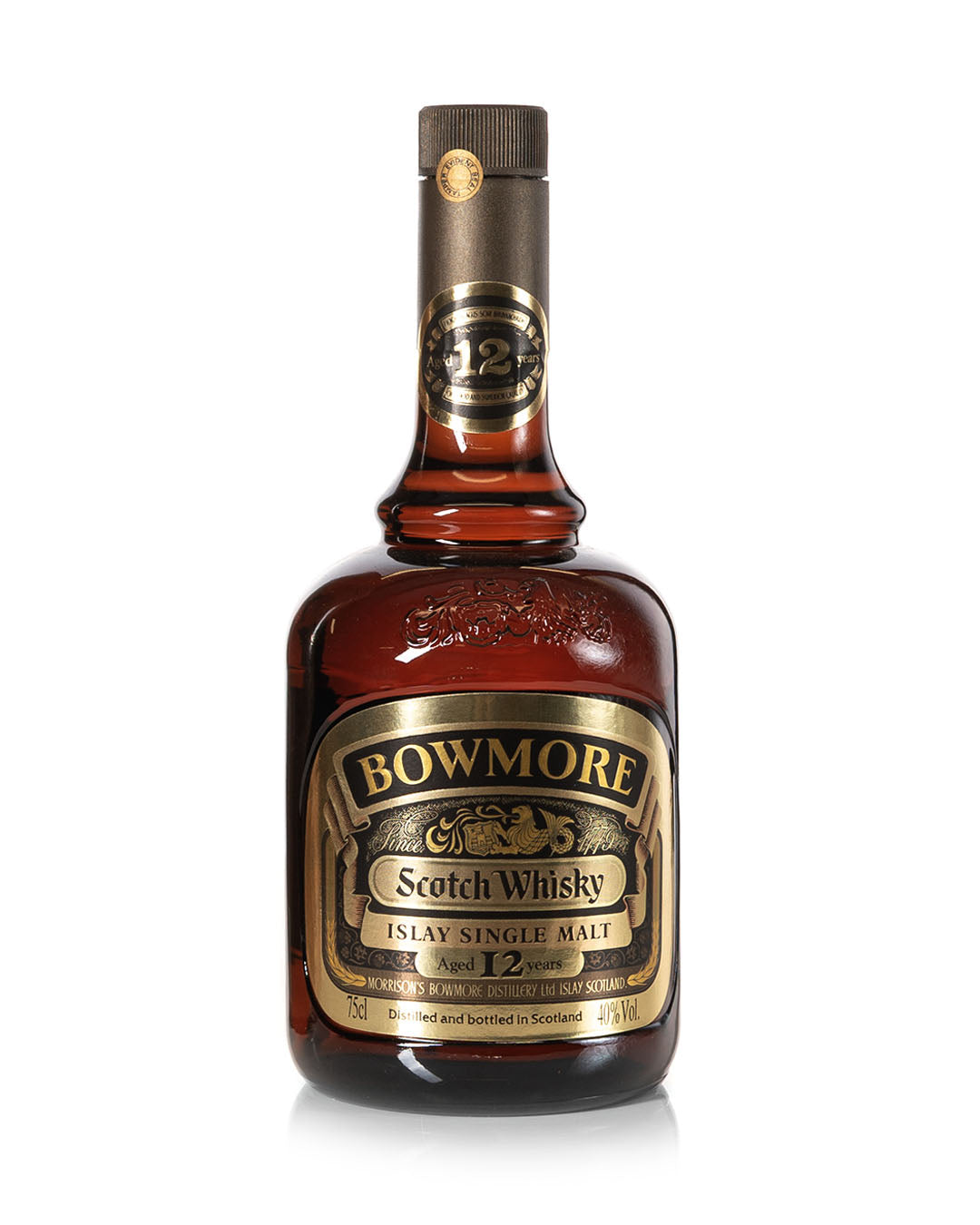 Bowmore 12 Year Old Official Bottling Bottled 1980s With Original Tube