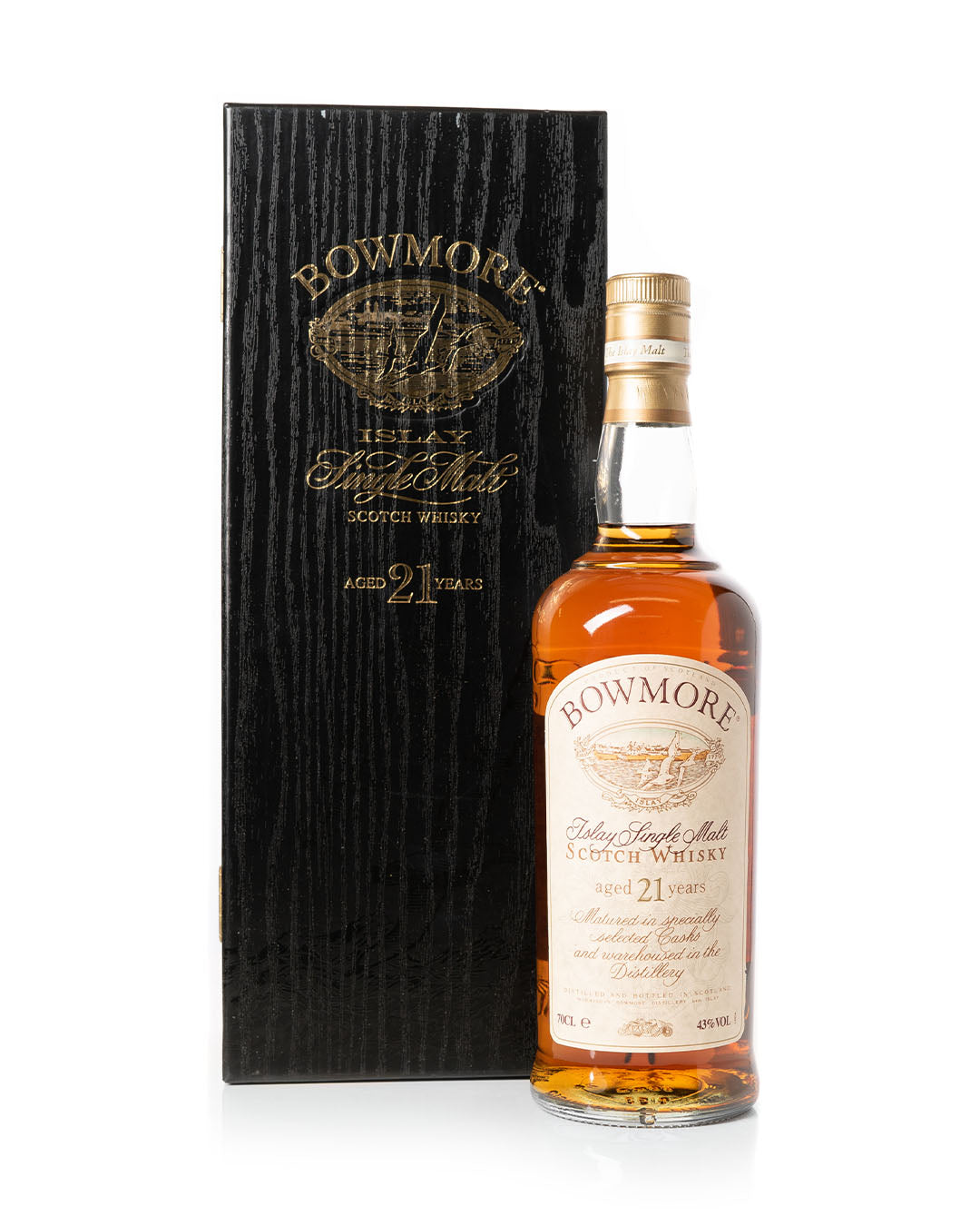 Bowmore 1968 34y Hart Brothers 空瓶 日本向け正規品