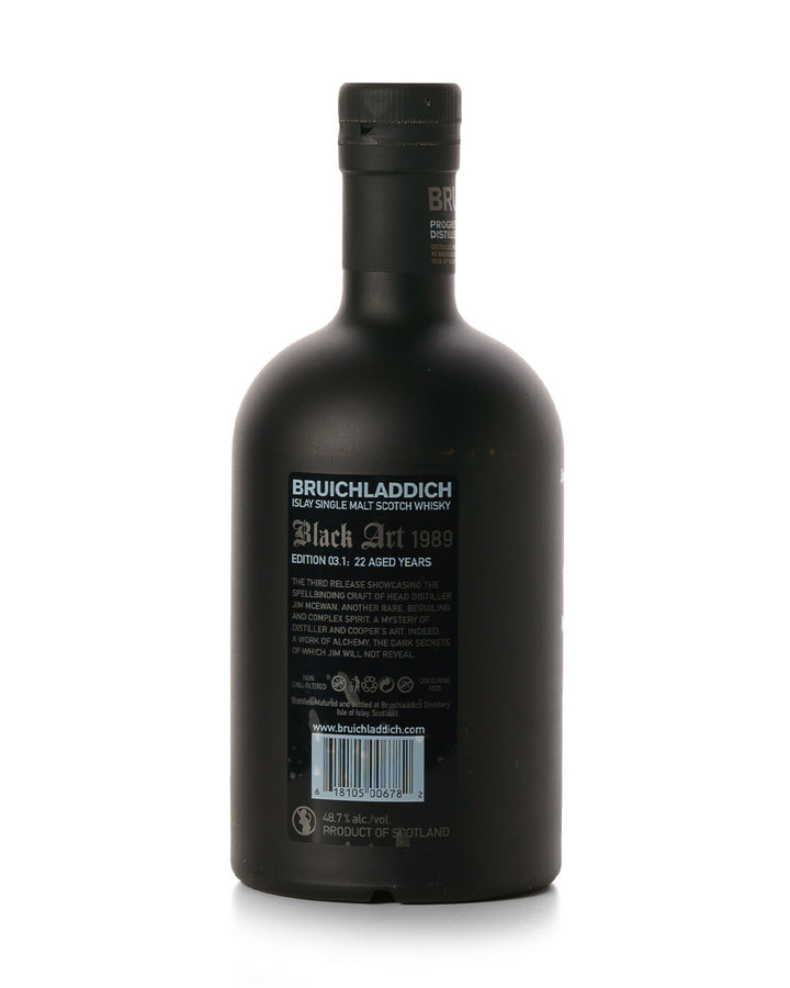 Bruichladdich 1989 22 Year Old Black Art Third Edition Bottled 2012 With Original Tin