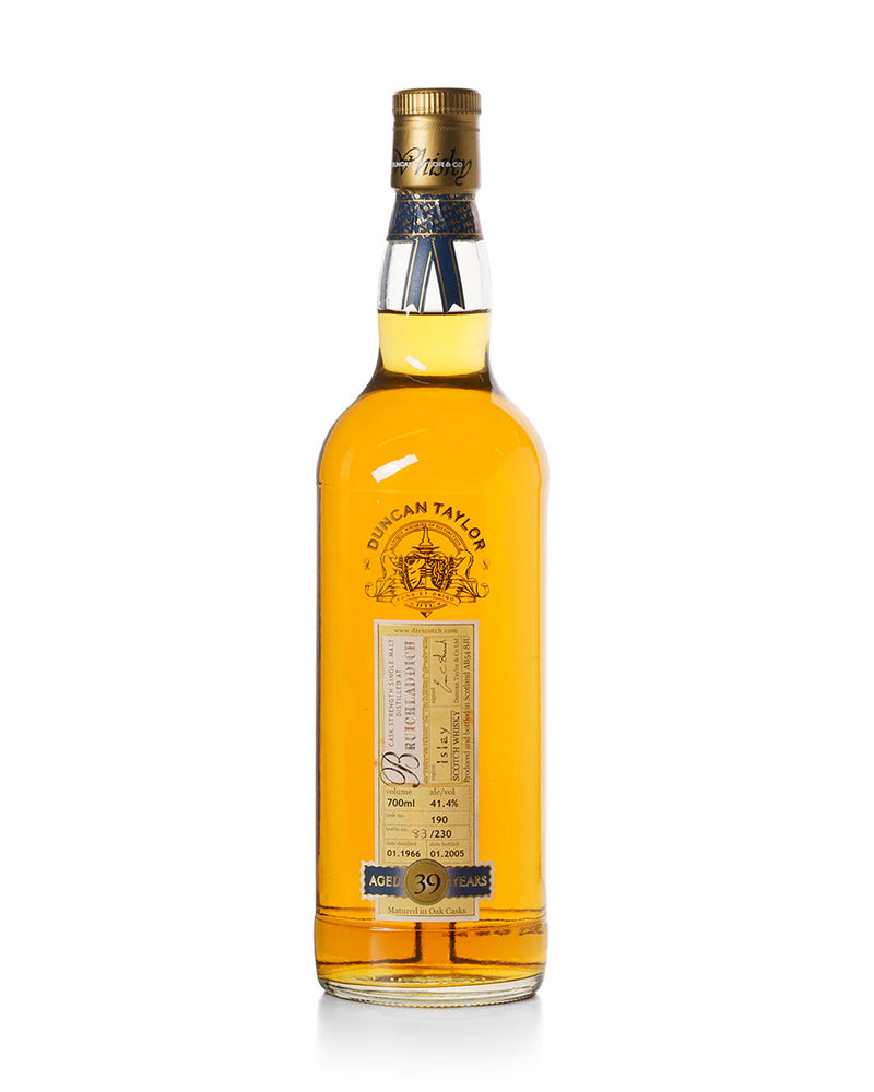 Bruichladdich 1966 39 Year Old Duncan Taylor Rare Auld Bottled 2005 With Original Box