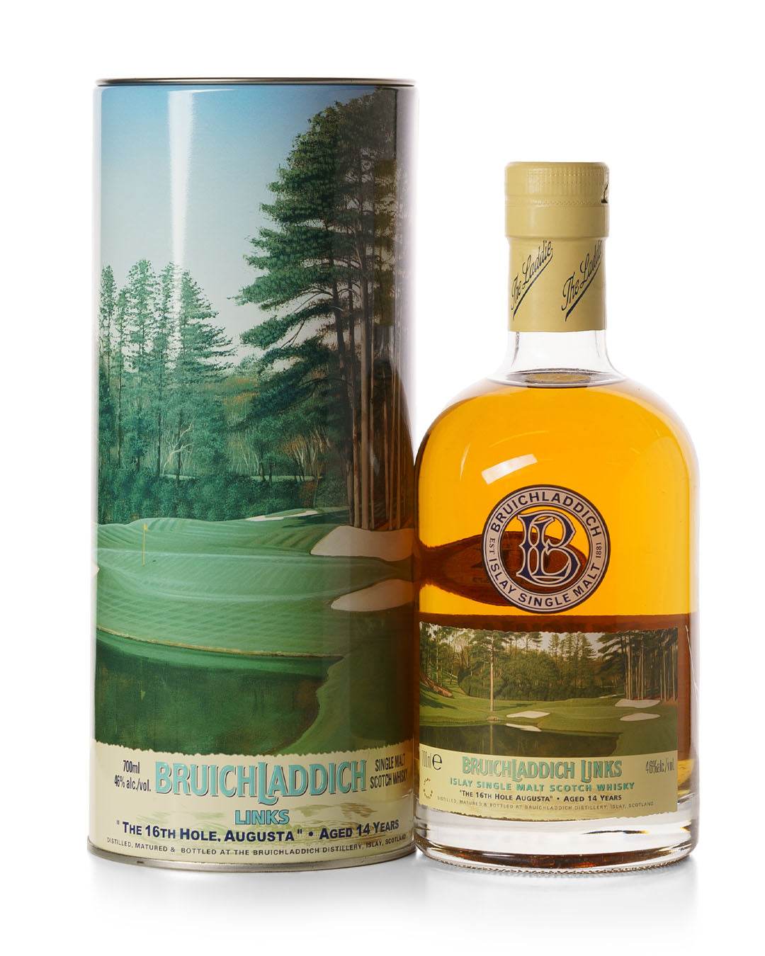 Bruichladdich Links 14 Year Old "The 16th Hole, Augusta" With Original Tin