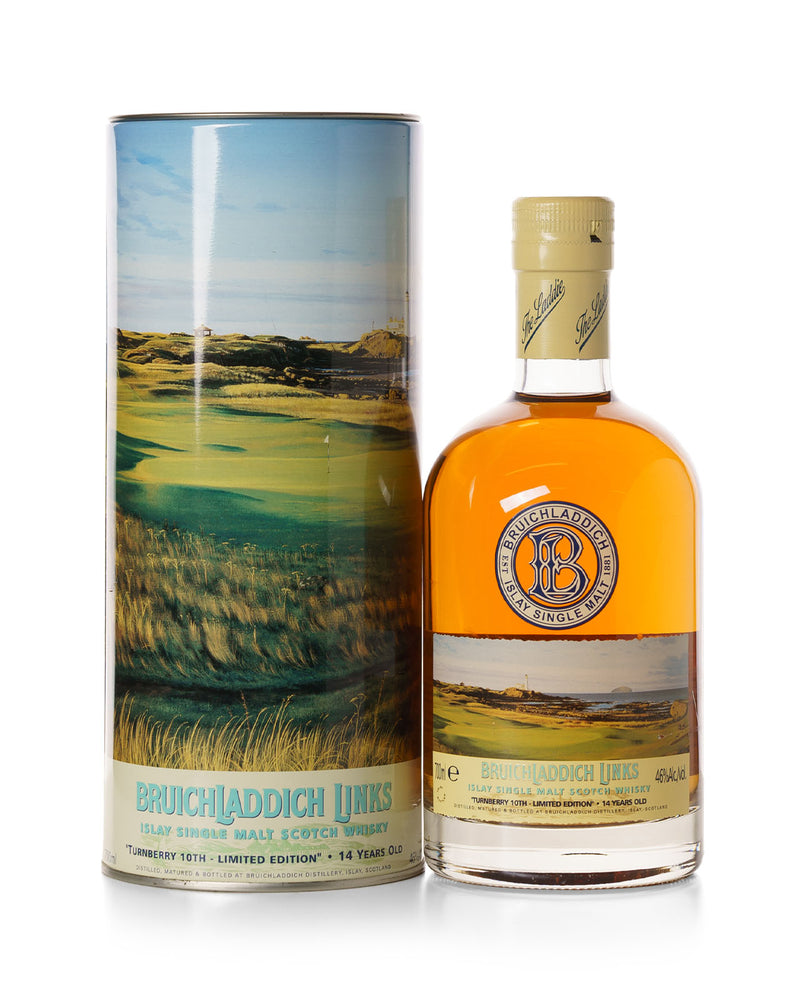 Bruichladdich Links 14 Year Old "Tunberry 10th" With Original Tin