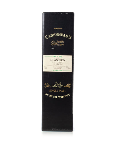 Deanston 1977 16 Year Old Cadenhead's Authentic Collection Bottled 1993 With Original Box
