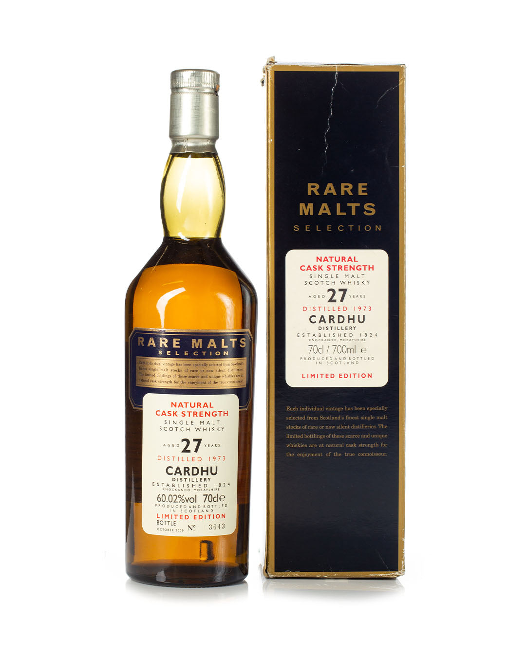 Cardhu 1973 稀有麦芽精选27 年– Mark Littler