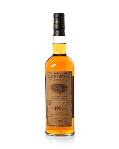 Glenmorangie 1991 Missouri Oak Bottled 2002 With Original Box