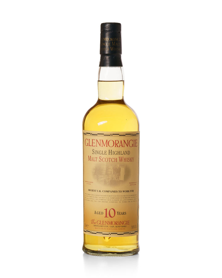 Glenmorangie 1993 10 Year Old 100 Best UK Companies to Work For Bottled 2003 With Original Wooden Box