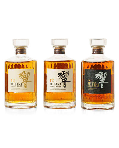Hibiki 12 Year Old, 17 Year Old & 21 Year Old Set