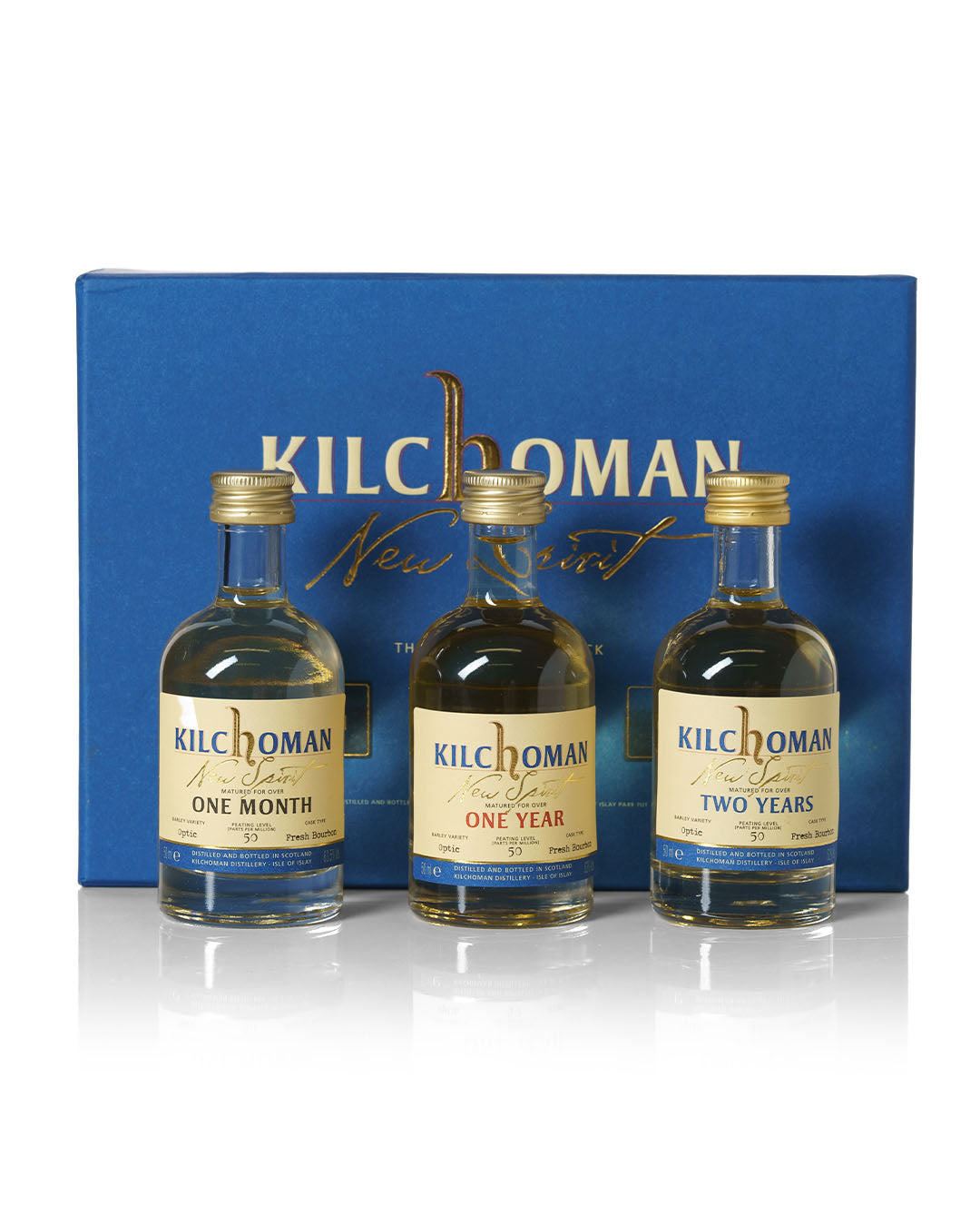 Kilchoman The Connoisseur Pack 50ml Miniatures With Original Presentation Box