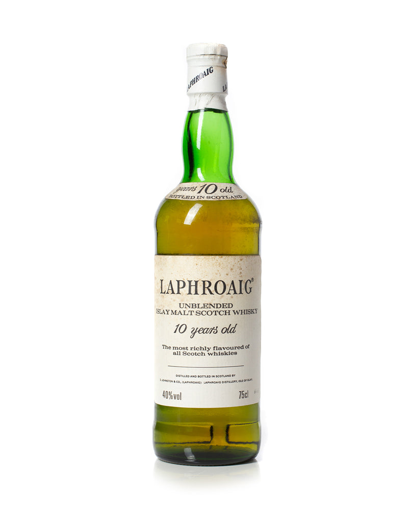 Buy Laphroaig 10 year old 1980s with tube