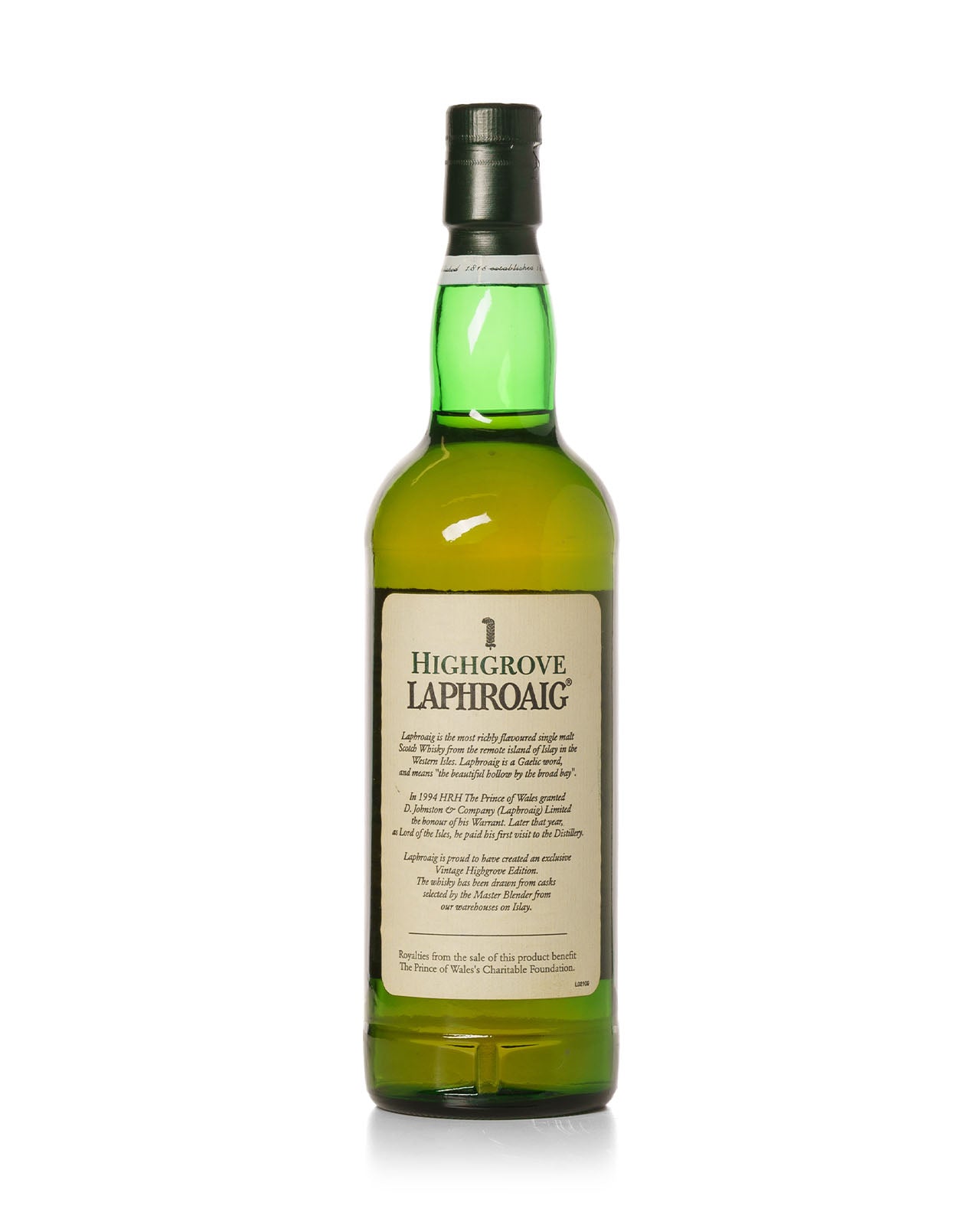 LAPHROAIG HIGHGROVE EDITION 1989 VINTAGE SINGLE MALT 【公式通販】