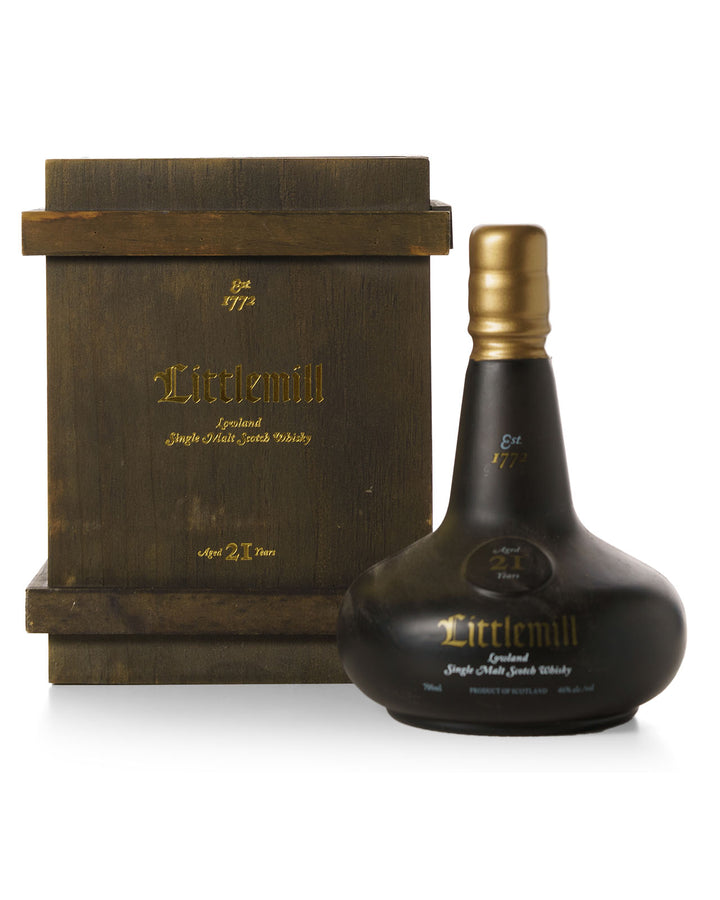 Littlemill First Release 21 Year Old With Original Wooden Box