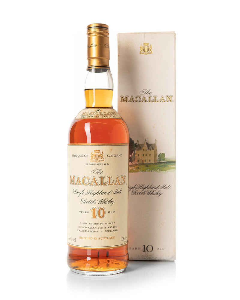 Macallan 1990s 10 Year Old Sherry Cask 75cl With Original Box