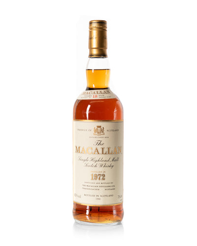 Macallan 1972 - 18 Year Old - Bottled 1990