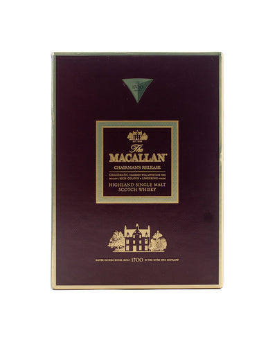 Macallan Chairman's Release 2001, 1700 series