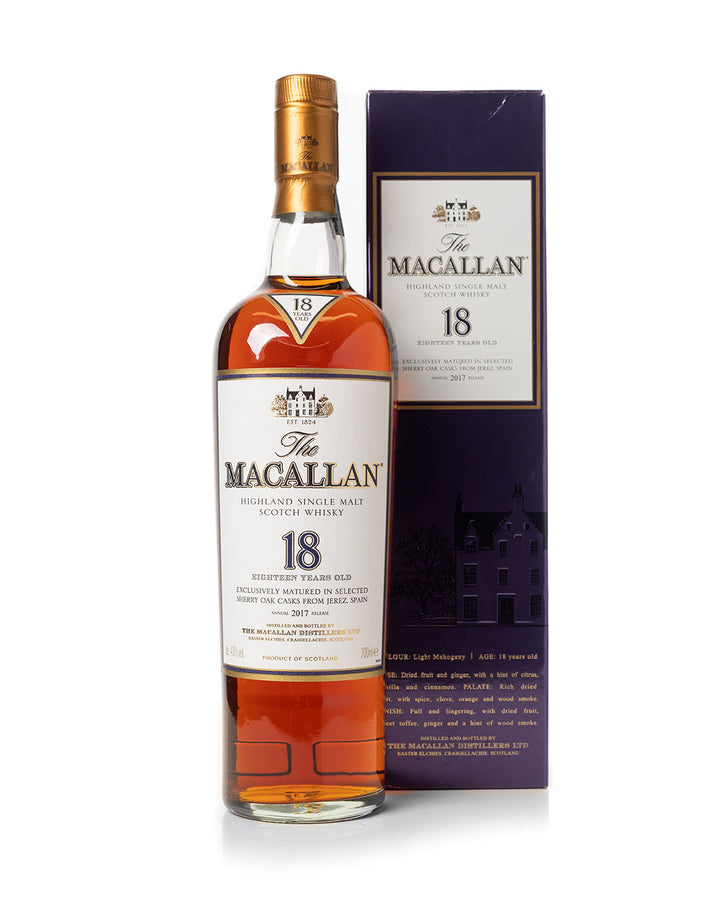 麦卡伦 18 年威士忌 2017 年发布