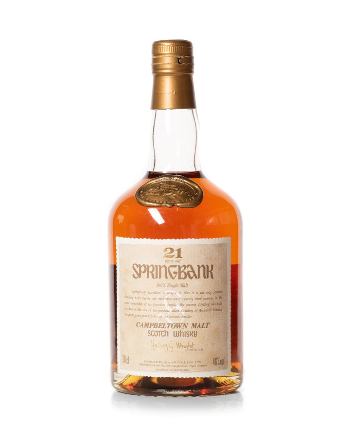 Springbank 21 年陈酿坎贝尔敦麦芽威士忌