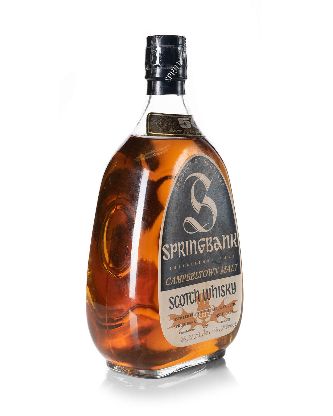 Springbank 1919 50 年装瓶 1970 - 第一个“梨形”装瓶