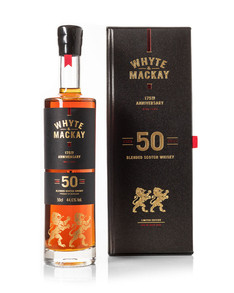 Whyte & Mackay 50 Year Old 175th Anniversary 50cl With Original Box